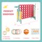 Kids 3-in-1 Game Set Connect 4 Toss Basketball Indoor Outdoor Fun